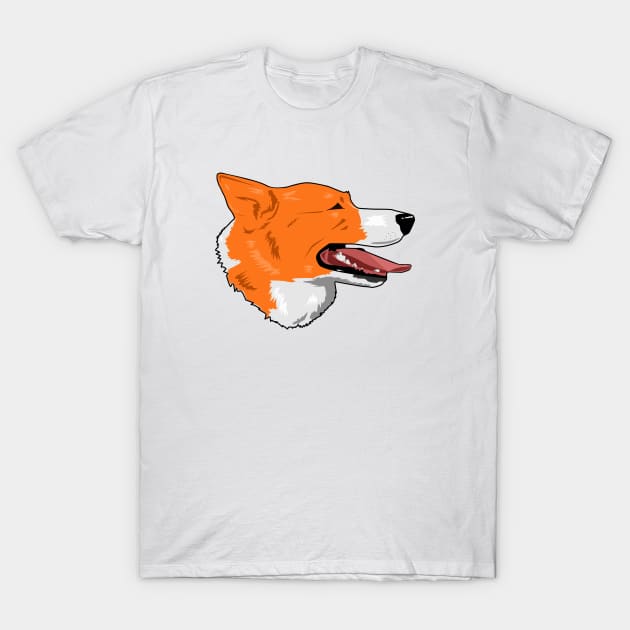 Daydreaming Corgi T-Shirt by TaliDe